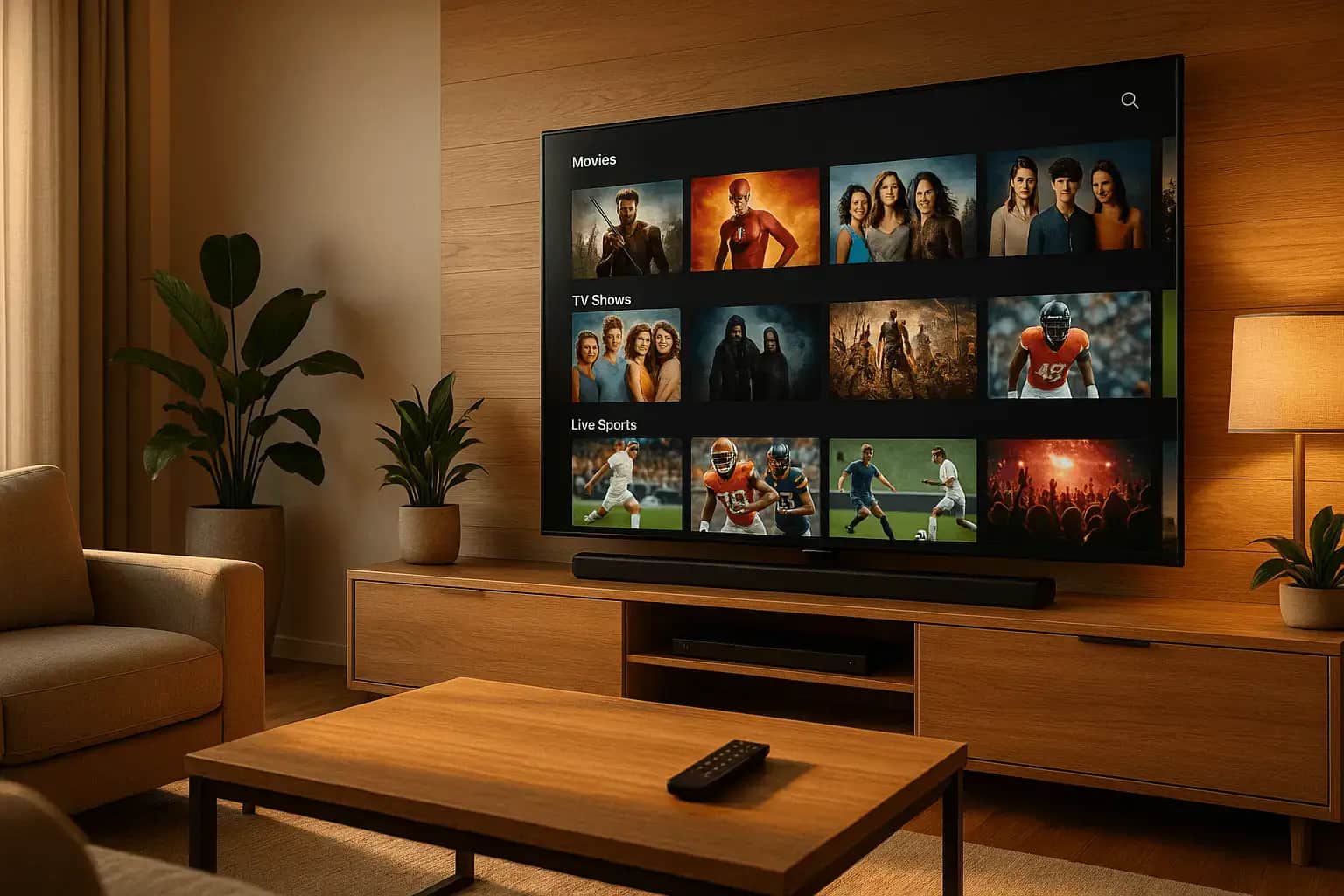 Thunder TV Streaming Background